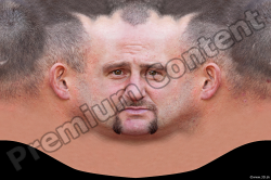 Male head texture